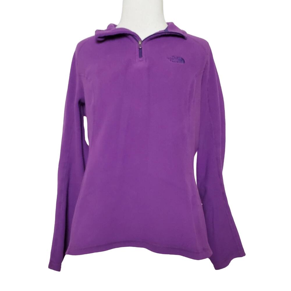 The North Face Purple Fleece Pullover SZ Small